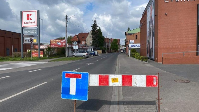Uwaga - ul. Wrzesińska zamknięta